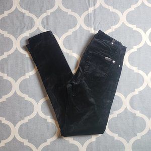 7 for all Mankind AU0211315A VELVET HIGH WAIST SKINNY pants